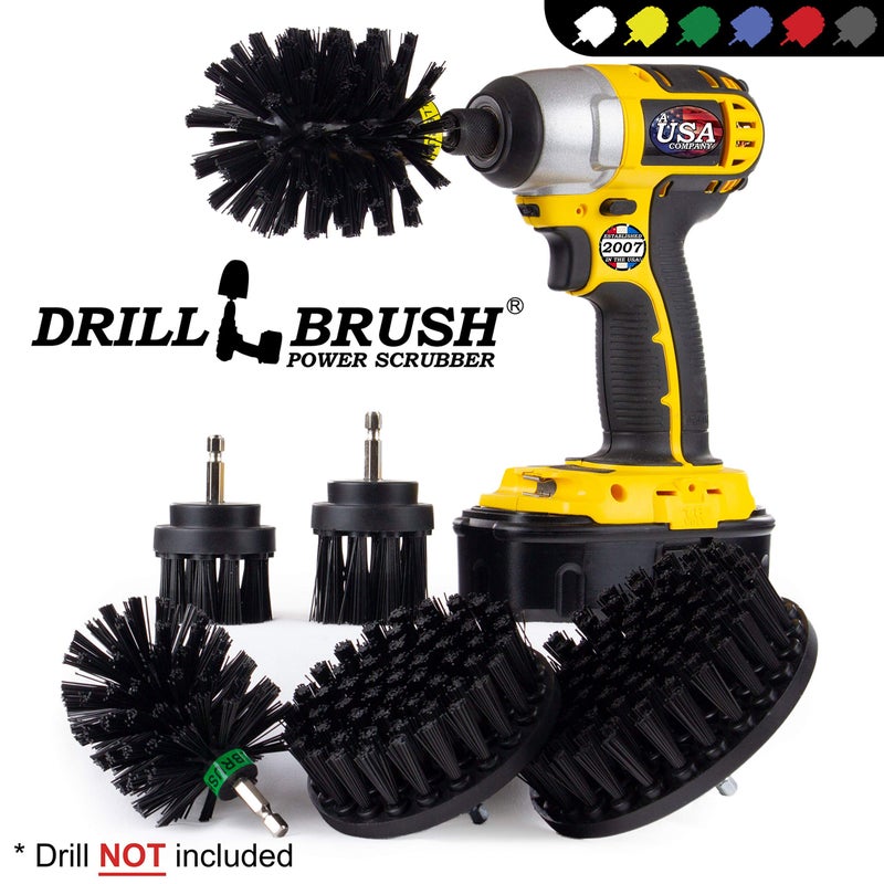 Drillbrush The Ultimate No-Wire Grill Brush Kit - BBQ Accessories - Drill Brush - Rust Remover - Cast Iron Skillet - Grill Cleaner - BBQ Brush - Grill Accessories - Grill Scraper - Electric Smoker - Gas Grill - Image 4